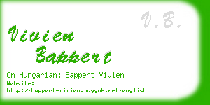 vivien bappert business card